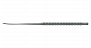 Микродиссектор слегка изогнутый, 4,5 мм, сталь, общ. длина 185 мм