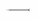 Вольфрамовый электрод типа «ленточная петля», прямой, Ø 15 мм, длина 135 мм